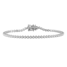 1.00 CT Round Lab-Grown Diamond | Tennis Bracelet | 9K White Gold | F Color | VS Clarity