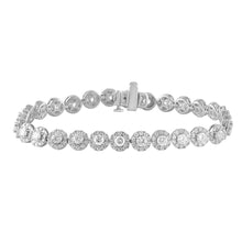 5.00 CT Round Lab-Grown Diamond | Tennis Bracelet | 14K White Gold | F Color | VS Clarity