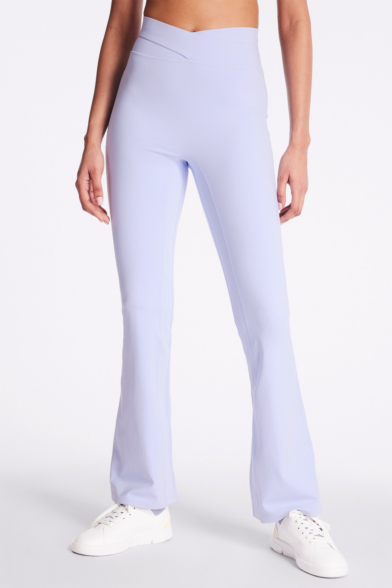 Le Ore | Luna Wrap Flare Legging | Baby Lavender