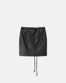 Womens | Lonne Saleokobor Alt-Leather Skirt | Black