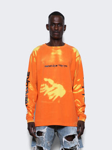RENSUKE TOKYO | Long Sleeve Loose Fitting Tee And Yellow | Orange