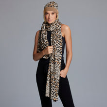 Women | Tache Leopard Scarf | Golden