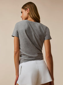 Women | Alula Short Sleeve Tee | Light Grey Heather