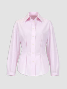 Lucia Lantern Sleeve Shirt | Pink