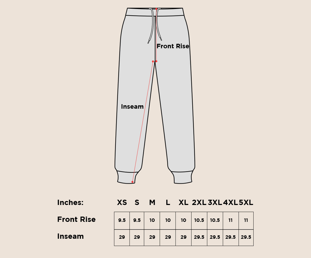 Product size guide