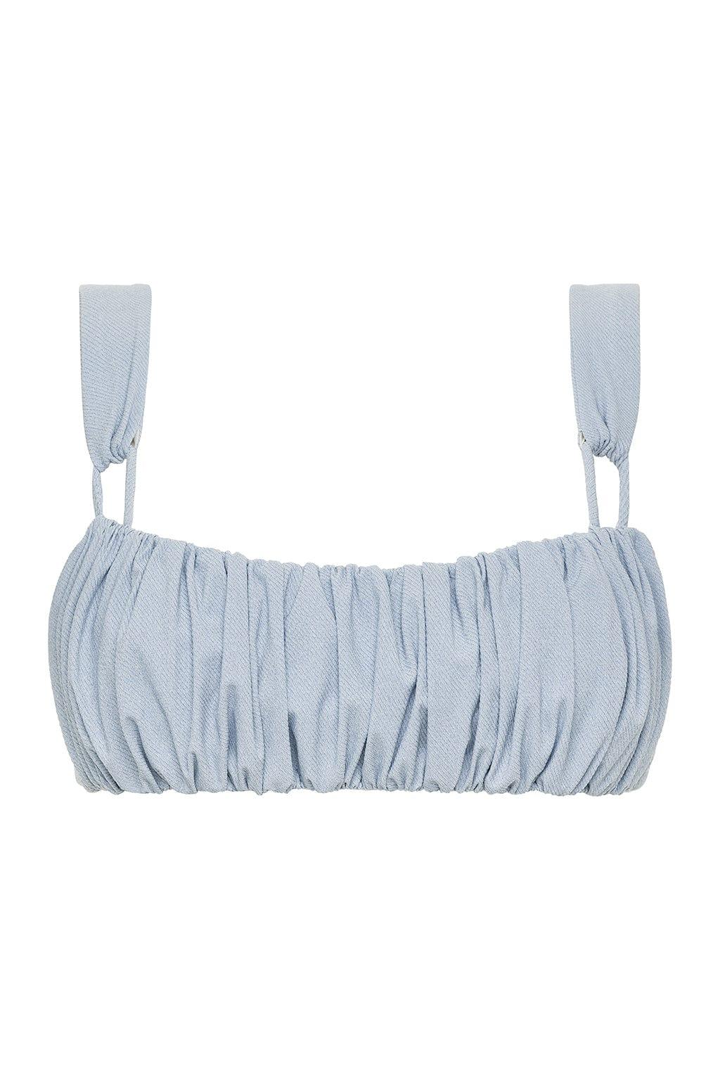 Victoria Bikini Top | Light Denim