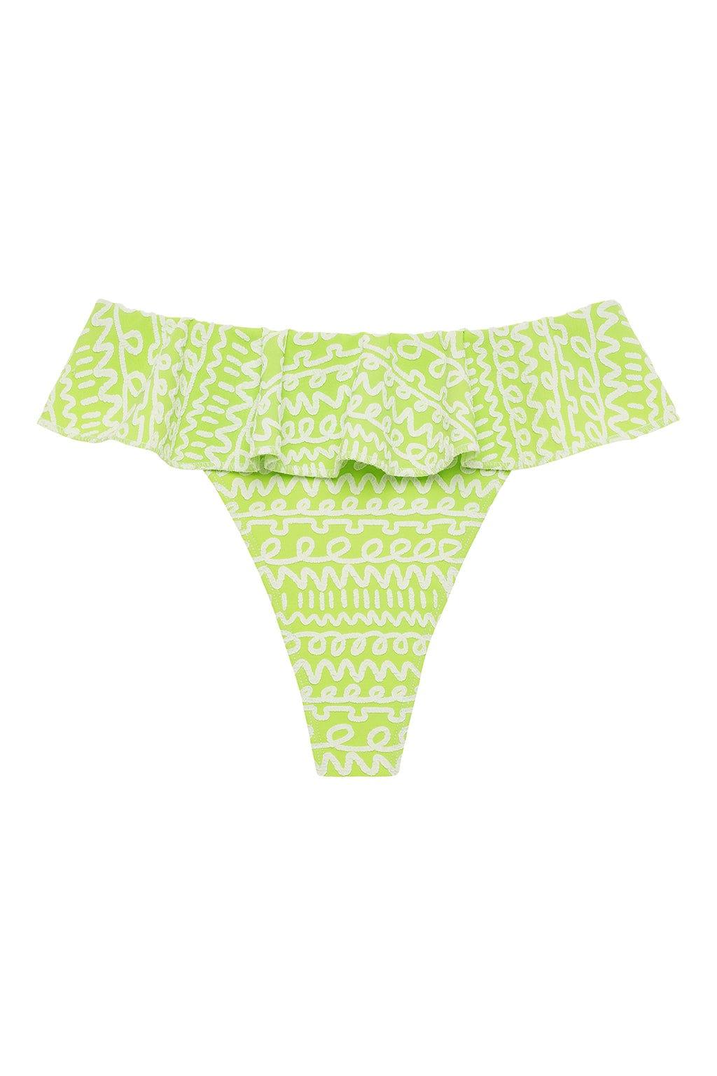 Tamarindo Ruffle Bikini Bottom | Lime Icing