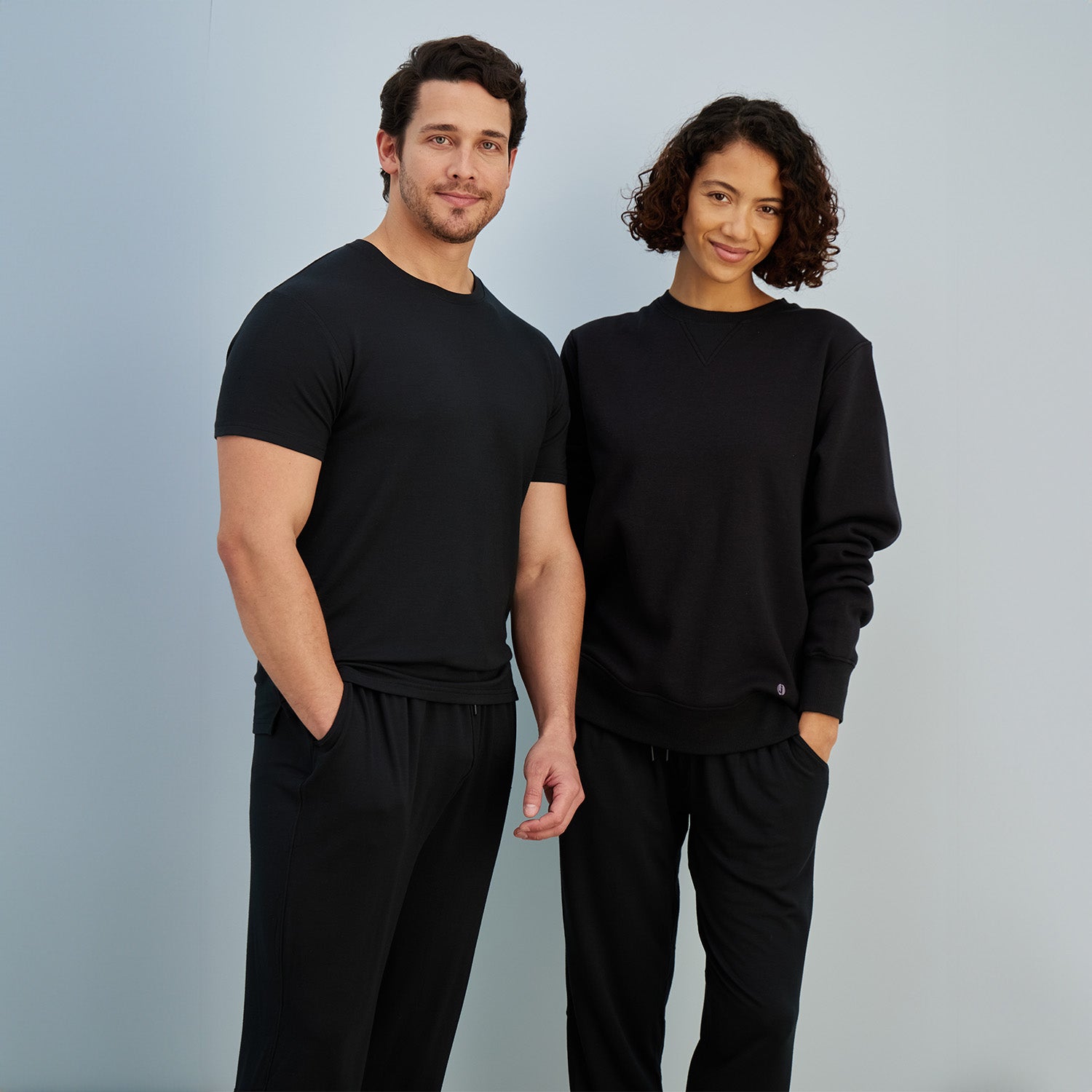 Modal French Terry Lounge Pants | Black