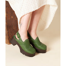 Loni Western Slingback Clog  | Moss