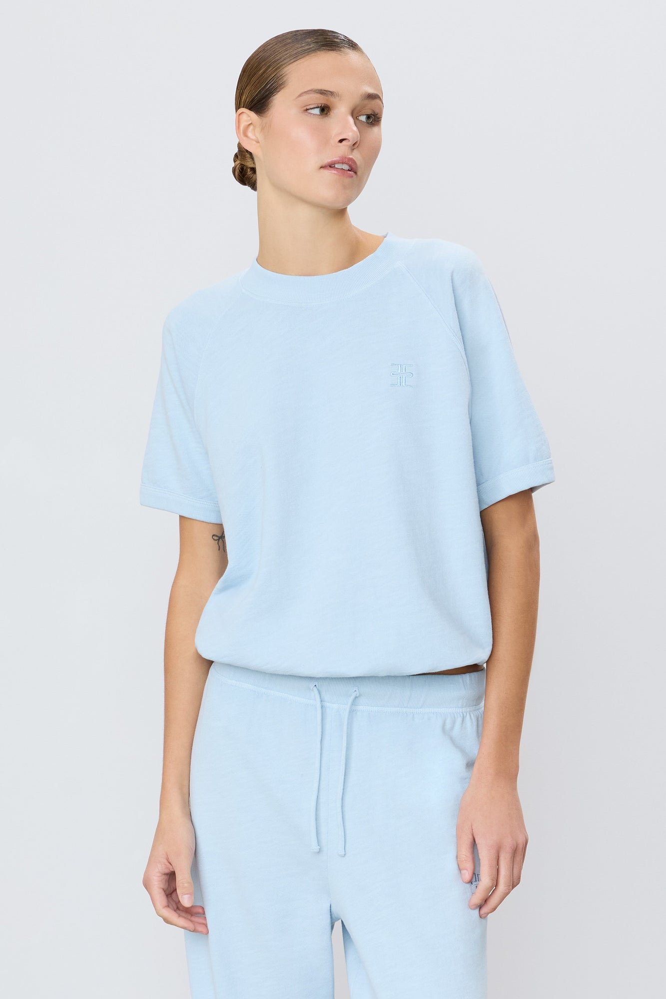 SHORT SLEEVE RAGLAN SWEATSHIRT - ETERNE