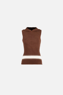 Louis Knit Tank | Chocolate