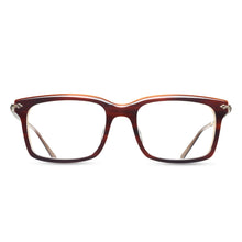 Mens | M2037 Rectangle Optical | Almond Browny/Antique Gold | Clear Lens | 50MM