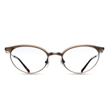 M3033 Geometric Optical | Brushed Dark Brown | Clear Lens | 52MM