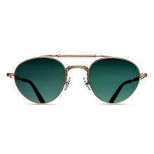 M3035 Panto Sunglass | Matte Gold | G-15 Lenses | 49M
