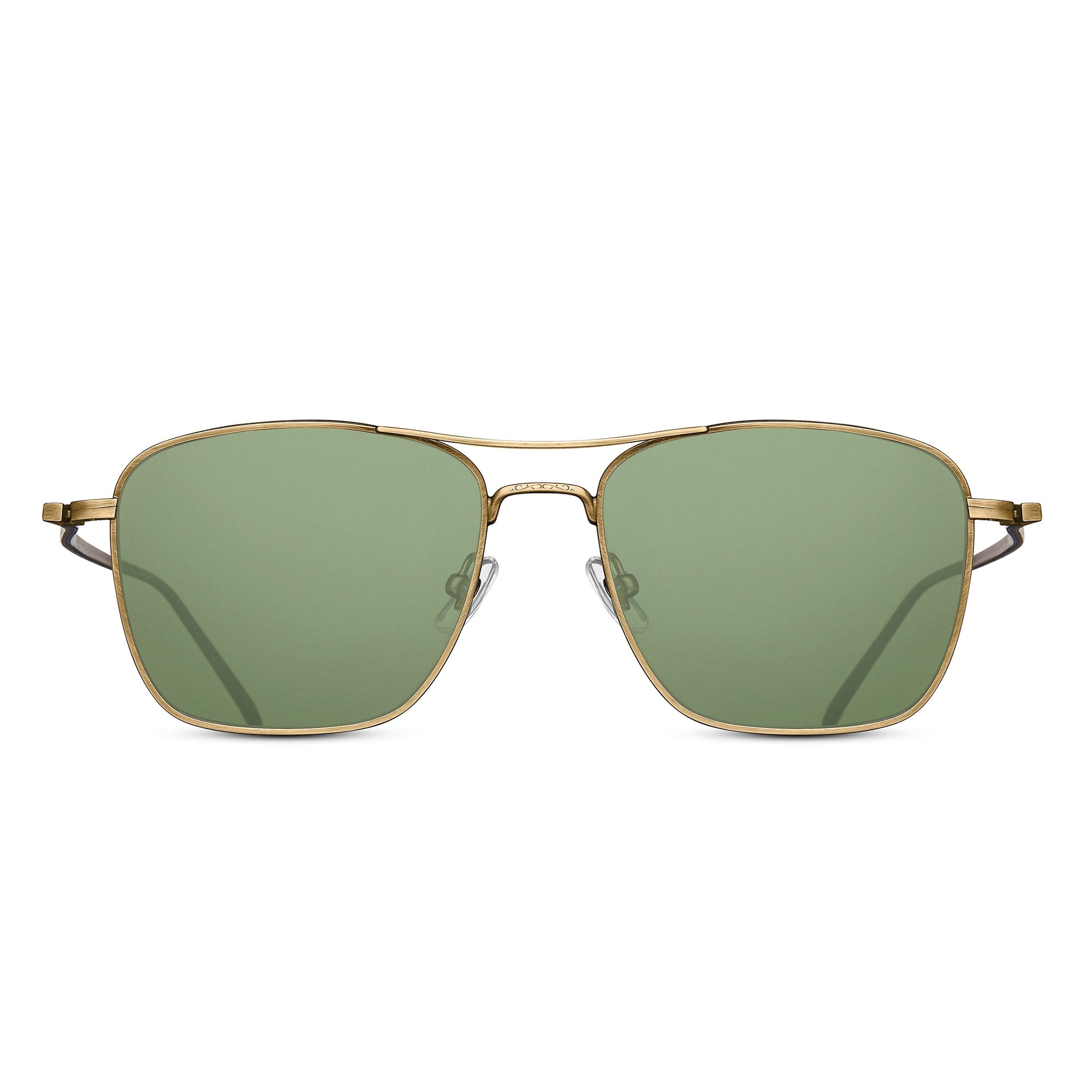 Unisex | M3099 Aviator Sunglass | Antique Gold | Sage Green Lens | 56MM