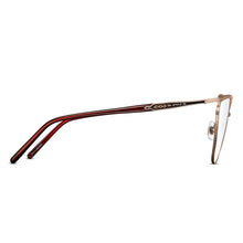 M3102 Cat Eye Optical | Rose Gold/Bordeaux | Clear Lens | 56MM