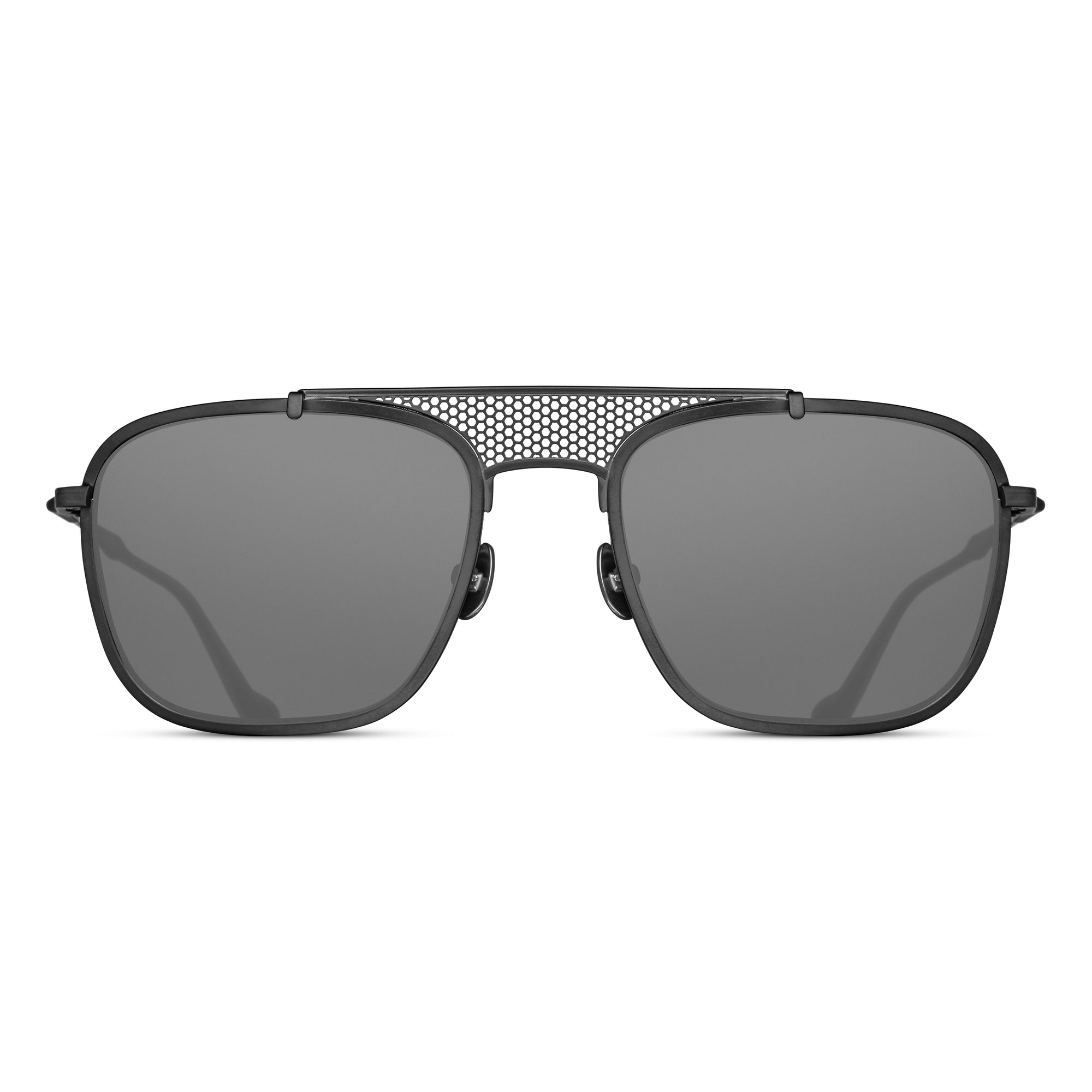 M3110 Aviator Sunglass | Matte Black | Grey Lenses | 56MM
