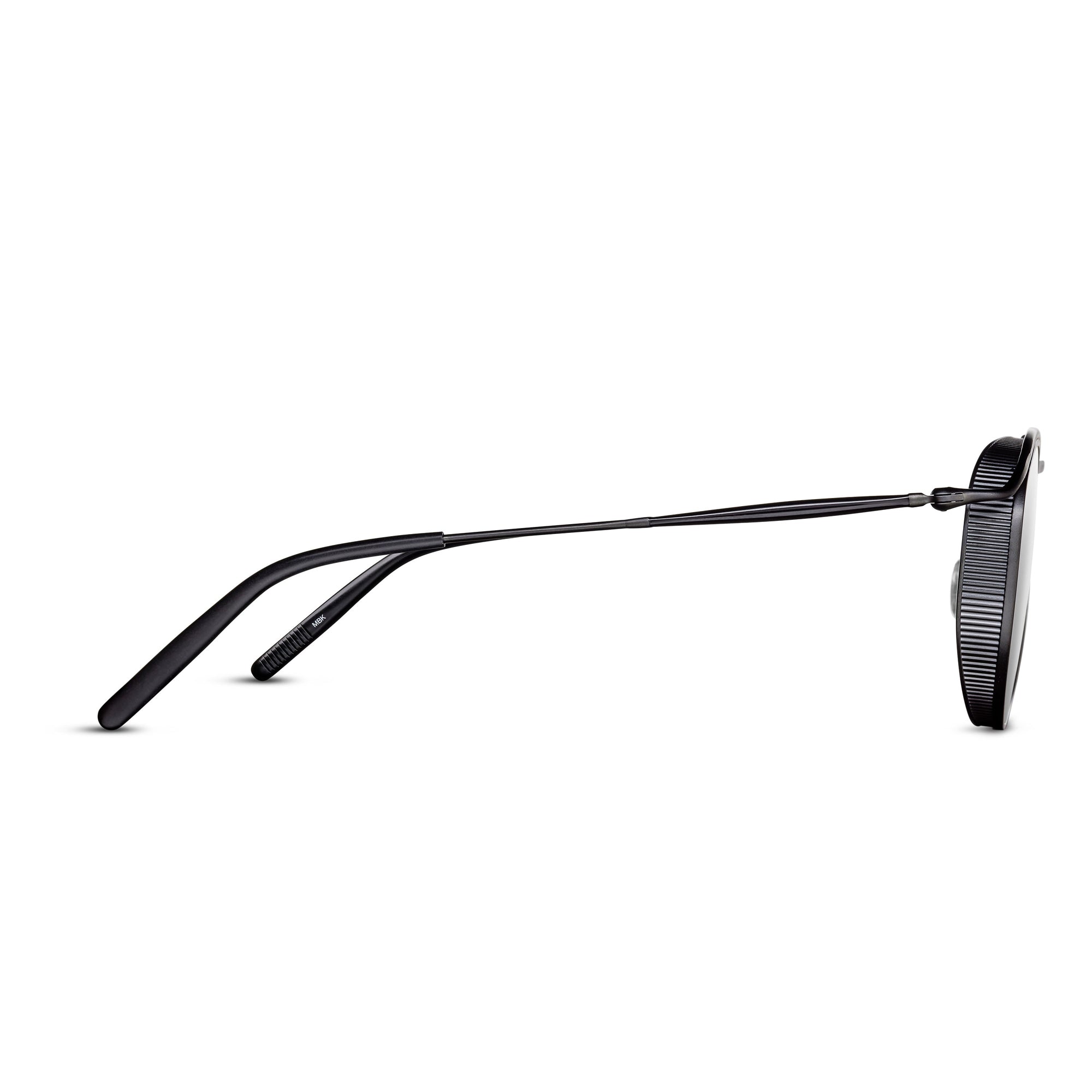 Unisex | M3122 Panto Sunglass | Antique Silver | Cobalt Blue Lens | 55MM