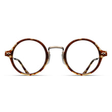 M3127 Round Optical | Antique Gold/Brown | Clear Lens | 43MM