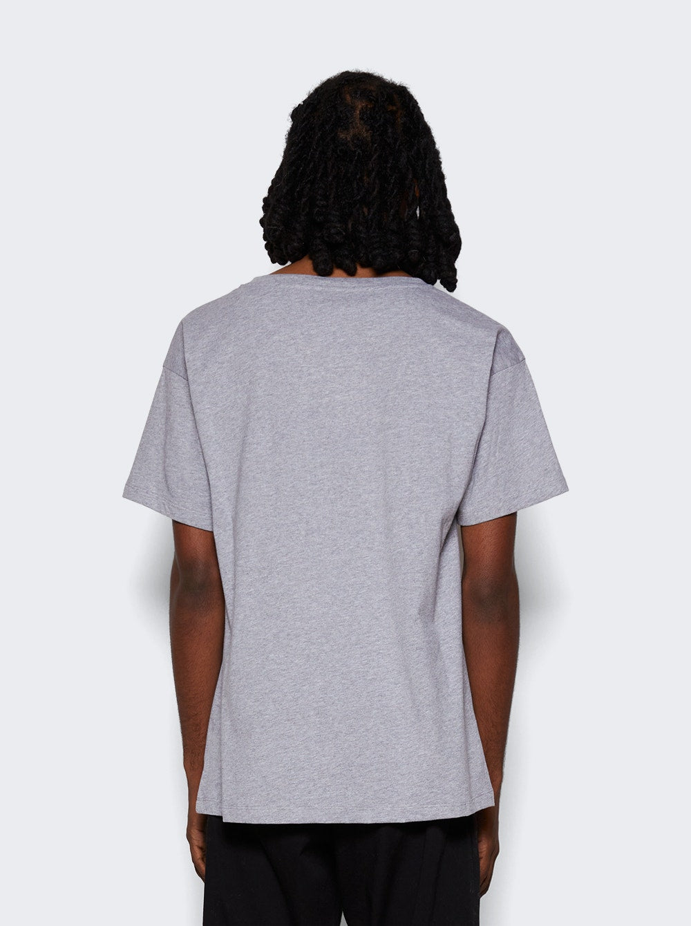 Men | BALLY | Foil Print T-shirt | Grey Melange
