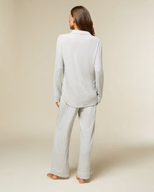 Pull On Wide Leg Pajama Pant | Heather Grey