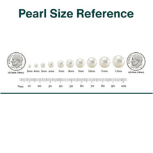 Round Strand Necklace | 14K Yellow Gold | White Akoya Pearl9mm - 10mm