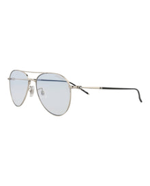 Montblanc Aviator Metal Sunglasses | Silver