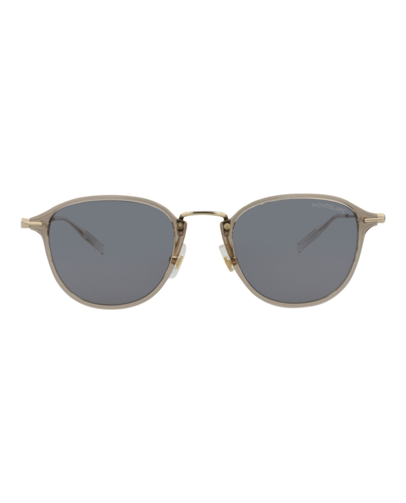 Montblanc Round Injection Sunglasses | Beige