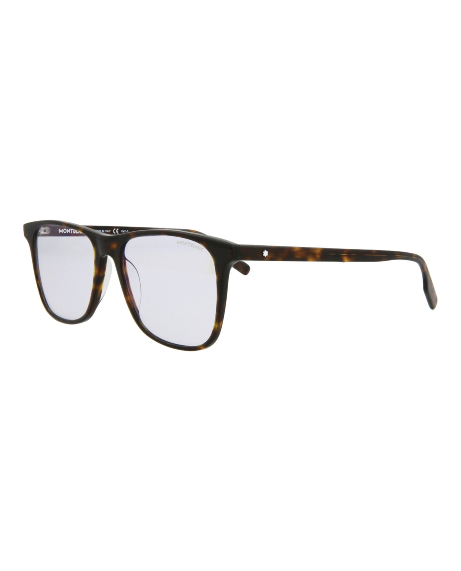 Montblanc Square Acetate Sunglasses | Havana