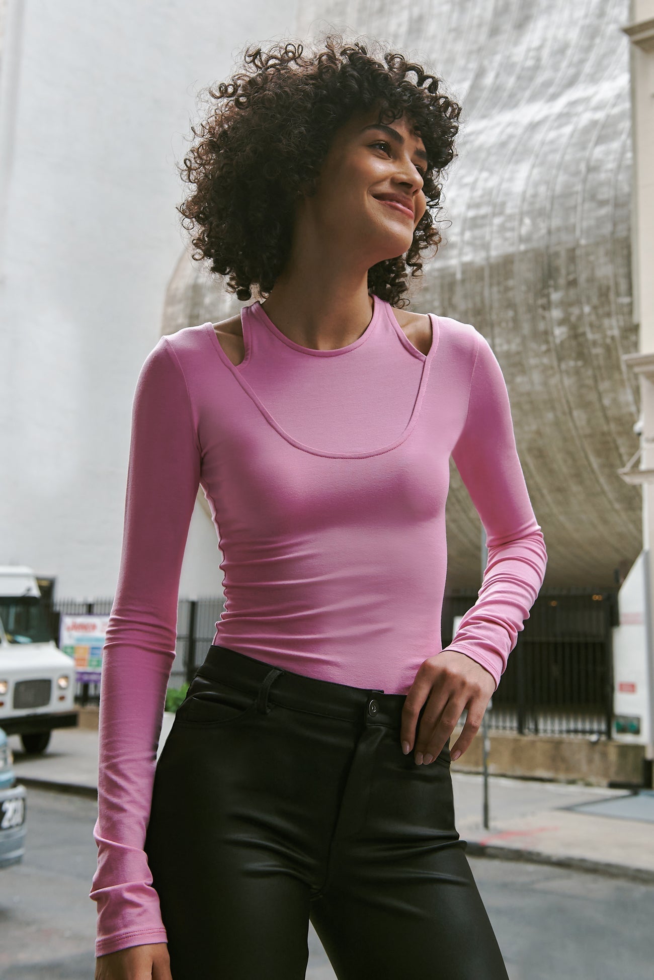 Carson Top | Orchid Pink