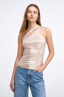 Siren Metallic Top | Stardust