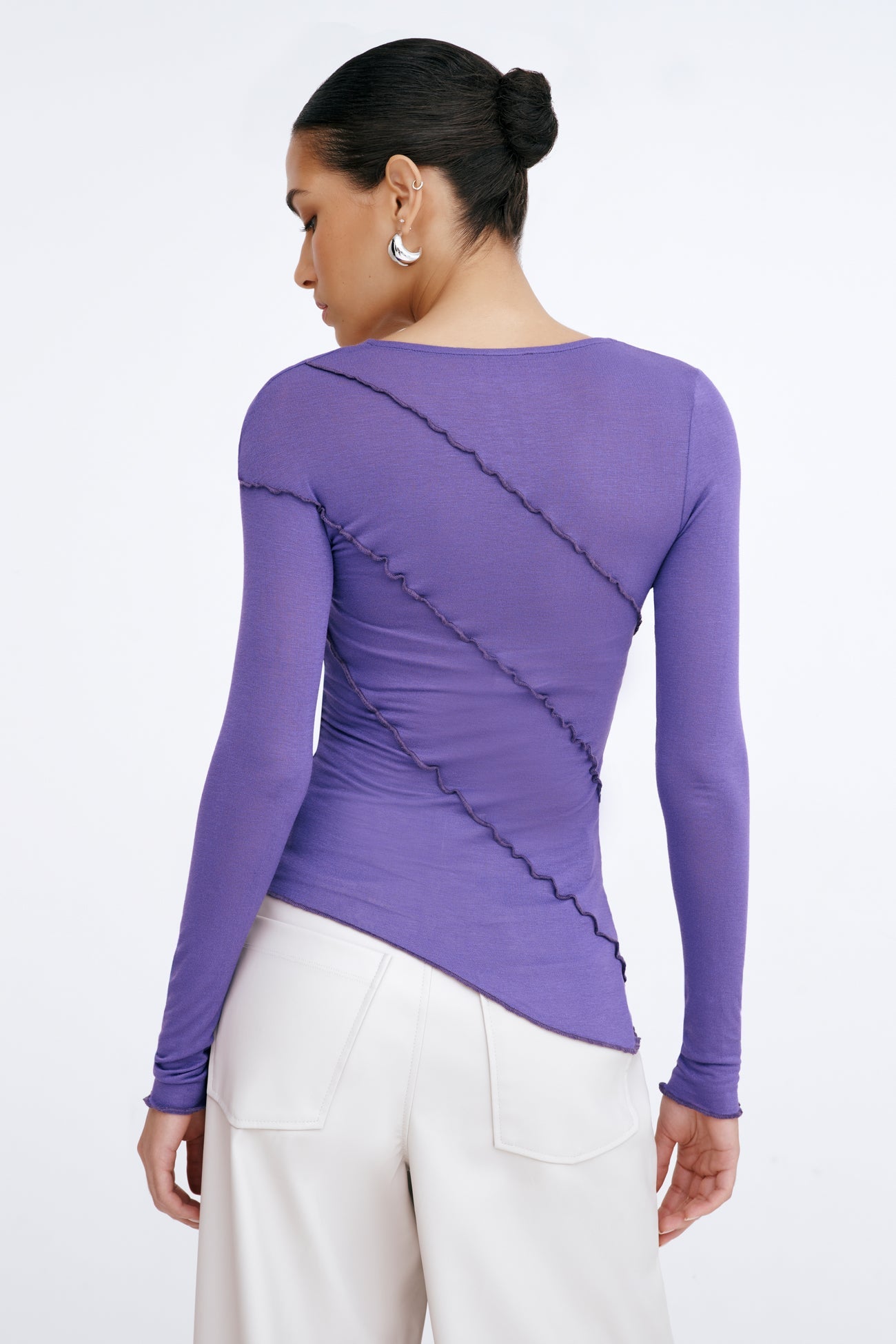Melody Sheer Top | Violet