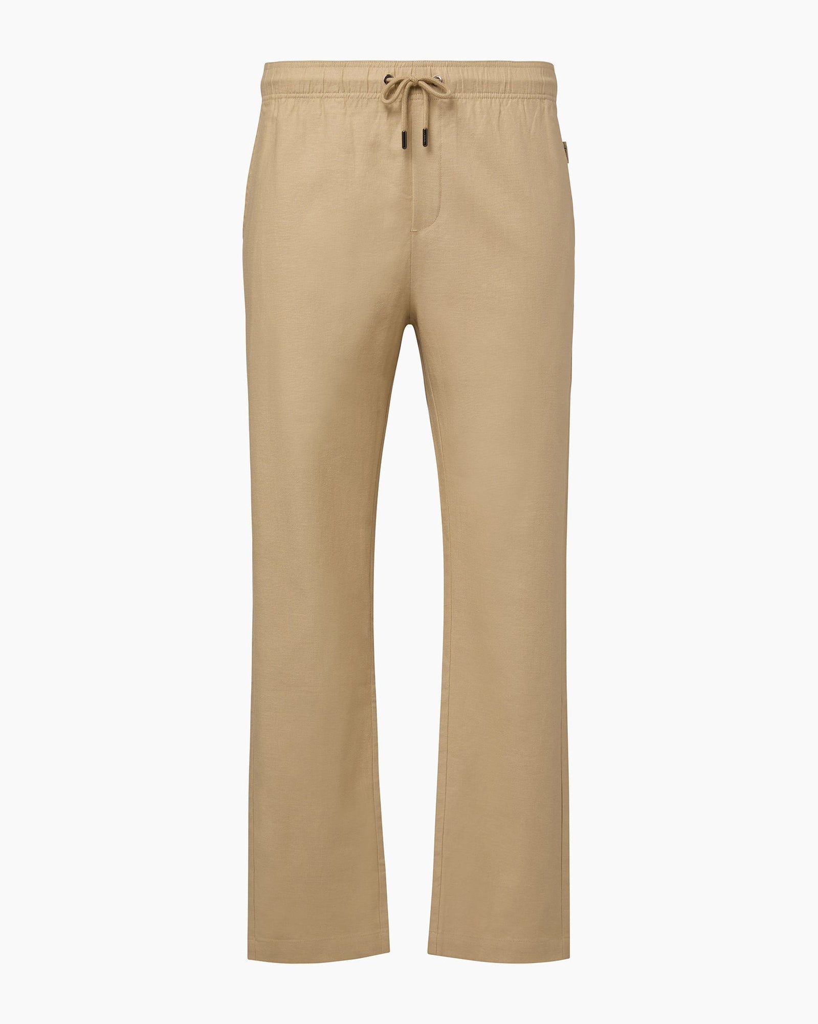 Mens | Stretch Linen Pull-On Pant | Cool Blue