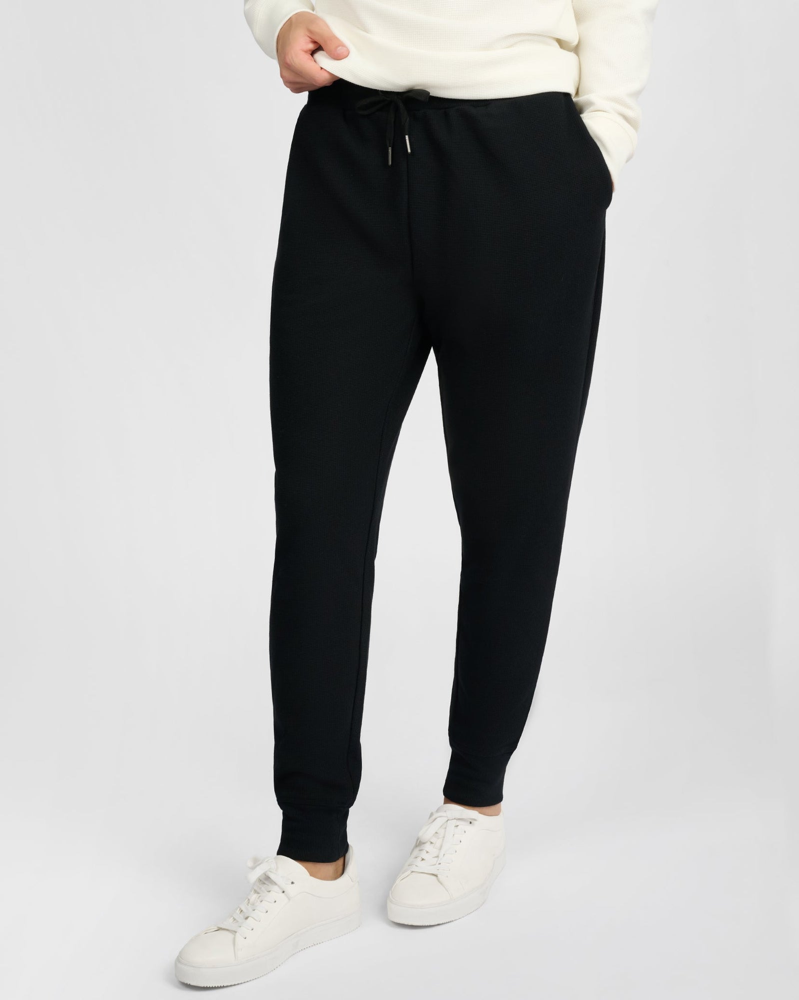 Mens | Waffle Jogger | Black