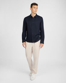 Mens | Lyocell Tapered Trouser | Lunar Grey