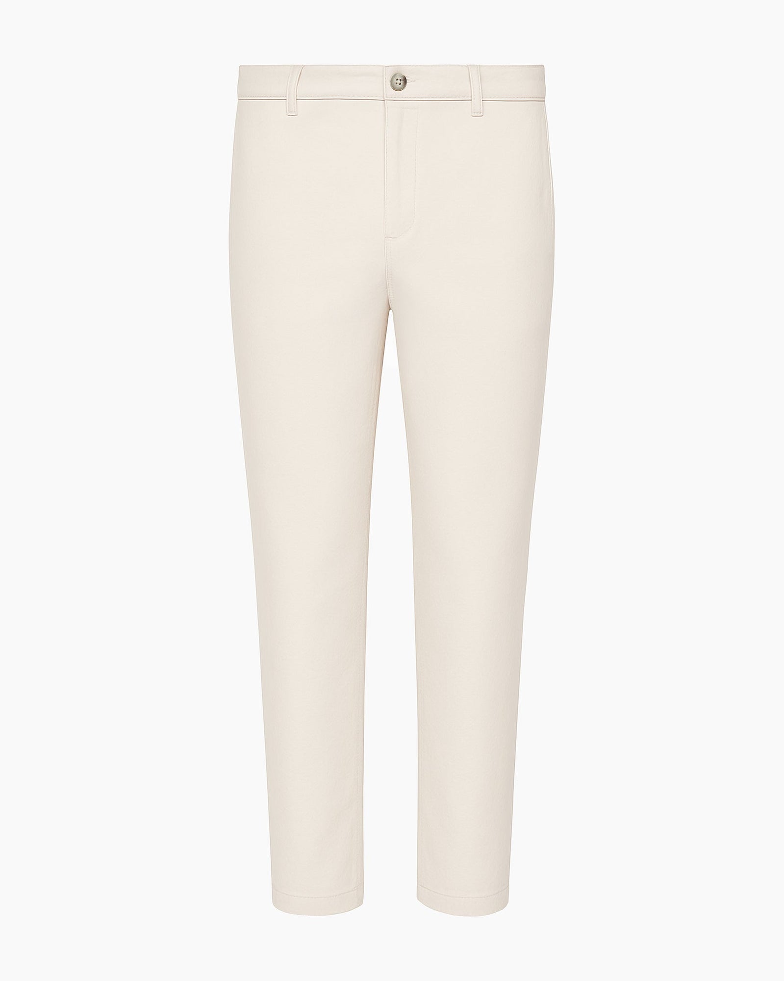 Mens | Flat Front Stretch Chino Pant | Stone