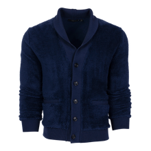 Men | Mississauga Sherpa Cardigan | Maltese Blue