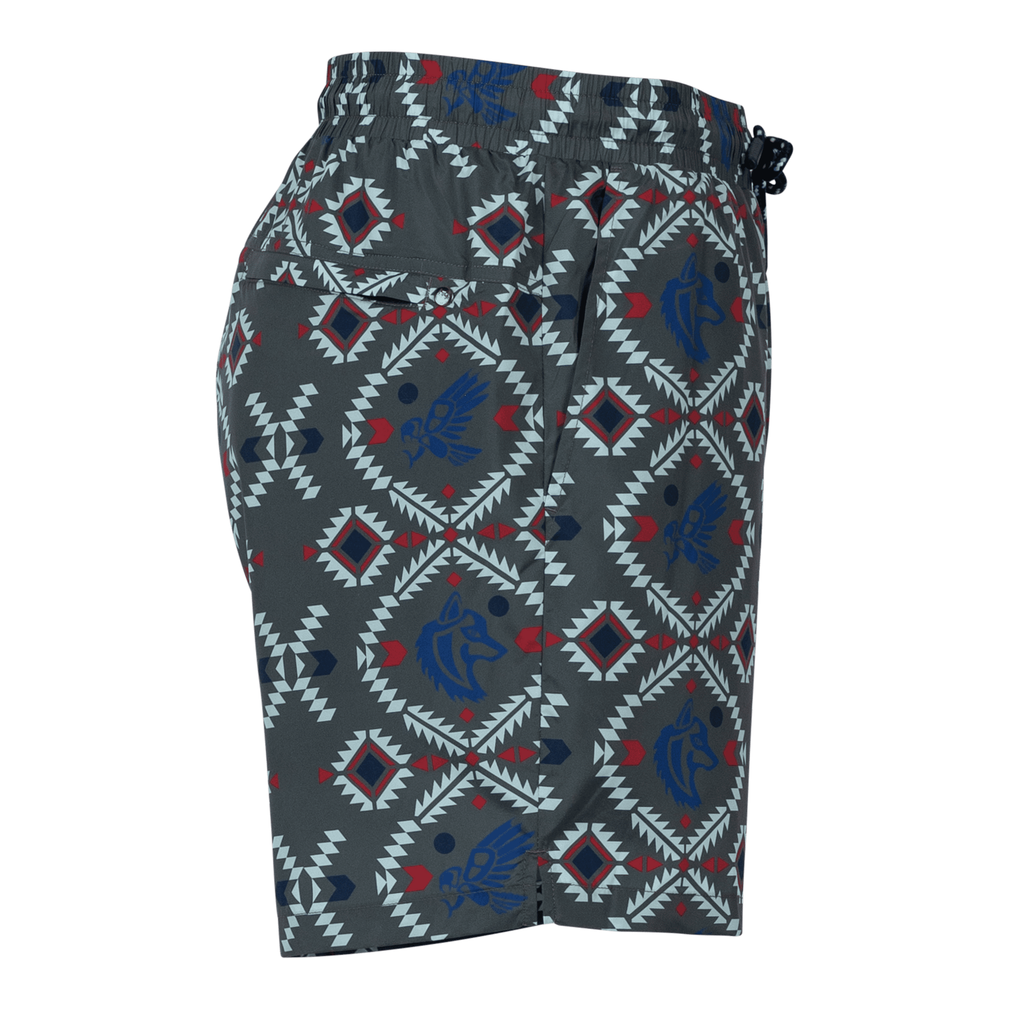 Men | Running Water Wolf Torch Swim Short | Scareb