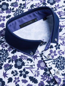 Men | Wild Flower Polo | Arctic