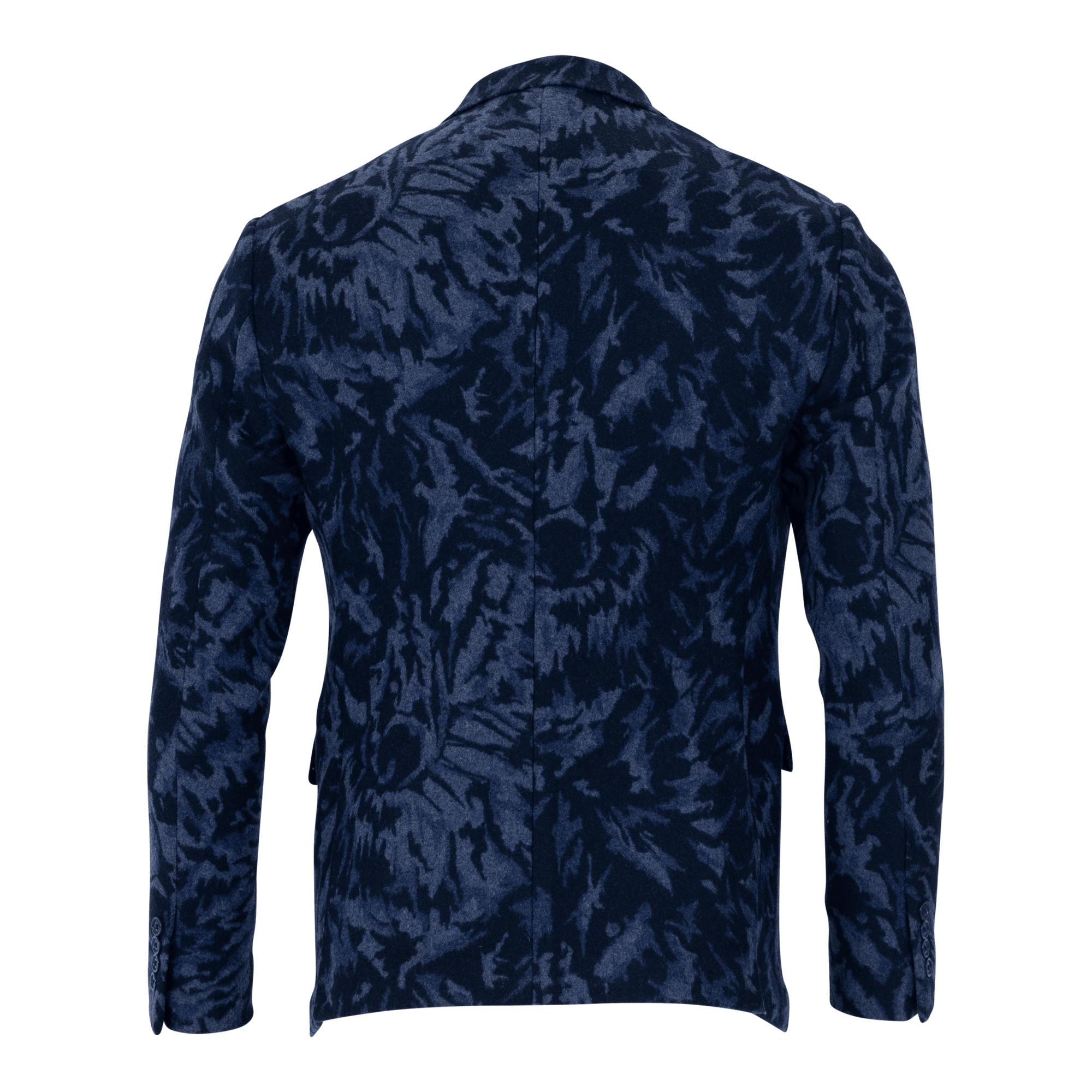 Men | Midas Wolf Wool Blazer | Maltese Blue