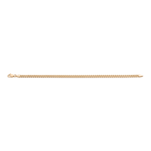 Medium Cuban Chain Bracelet Vermeil 14k Yellow Gold 6in 6.5in 7in 7.5in