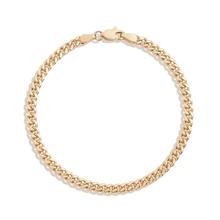 Medium Cuban Chain Bracelet Vermeil 14k Yellow Gold 6in 6.5in 7in 7.5in First