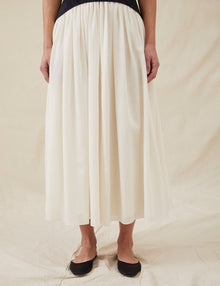 Womens | The Soft Gathered Dress | Ivory