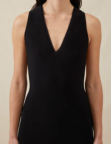 Womens | The Twist-Back Dress | Black
