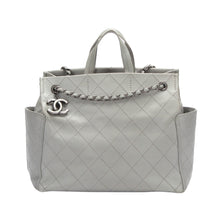 Chanel Pre-Owned CC Pocket Matelasse Leather Satchel | Women | Gray