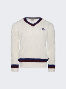 Men | Bode | Tennis Sweater | Cream