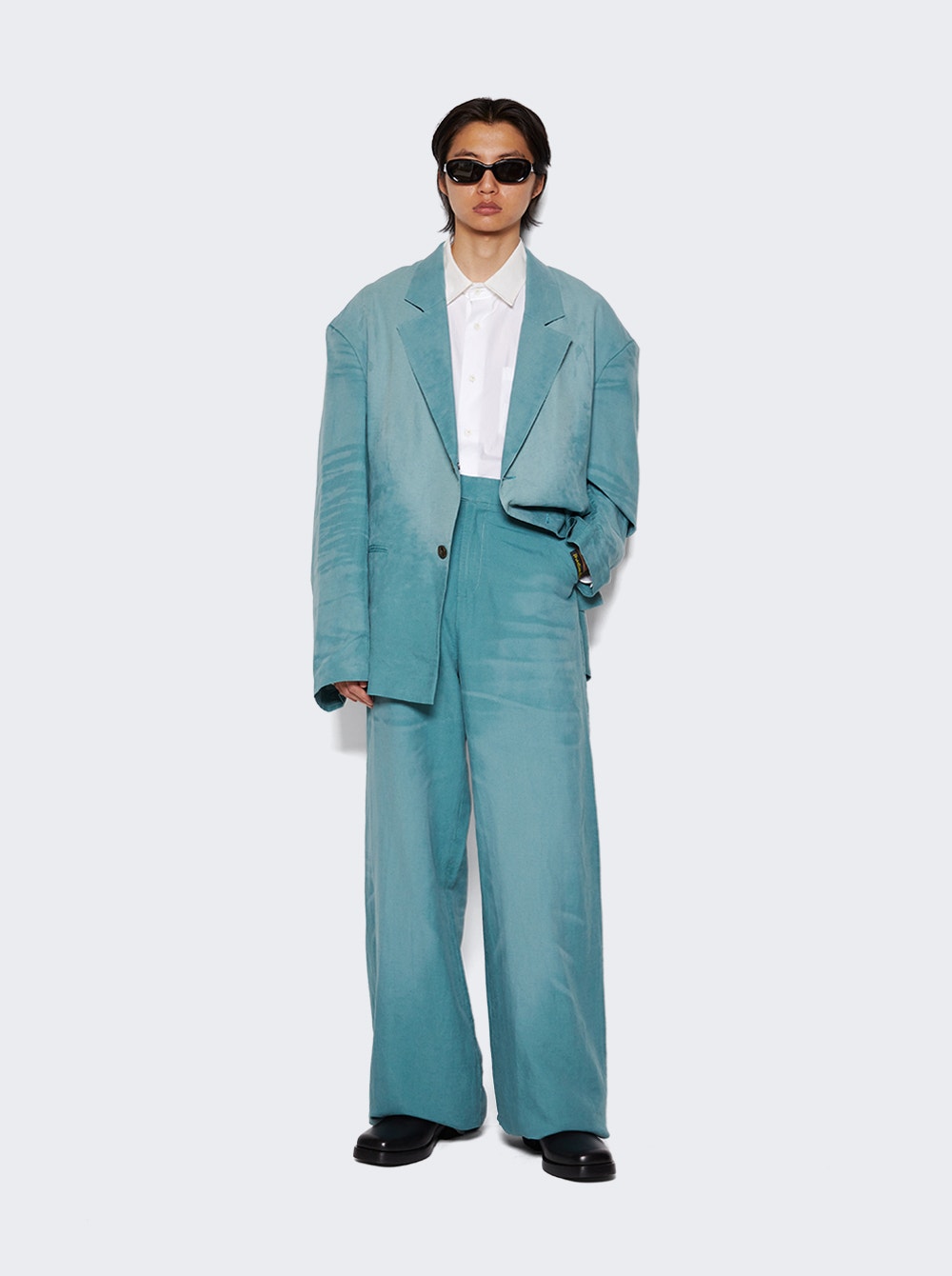 Martine Rose | Single Breasted Jacket | Teal