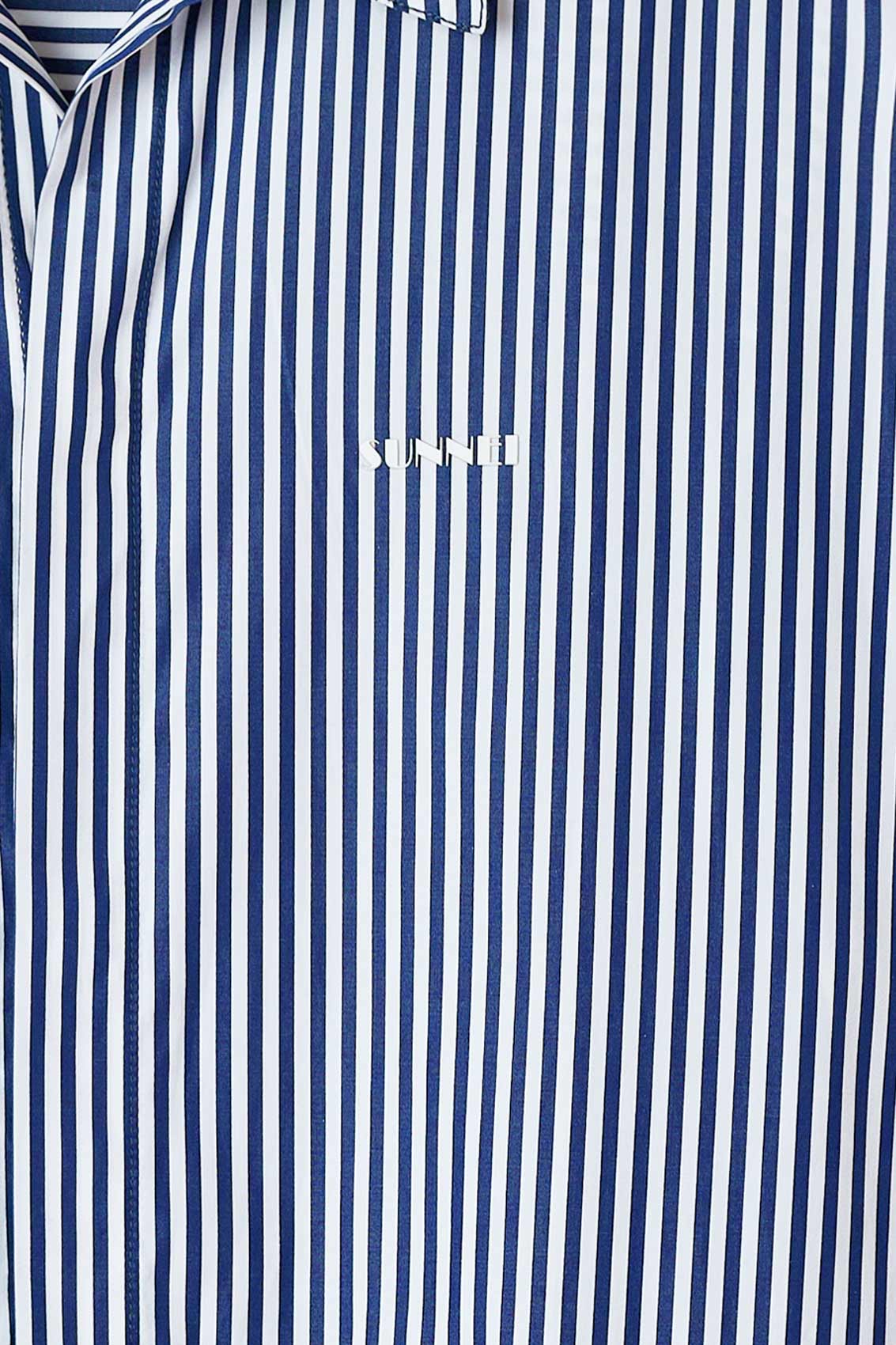 Over Shirt | Unisex | Blue x White Stripes