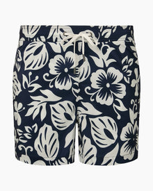 Mens | Charles 5in Swim Trunk | Tropical Floral Deep Navy