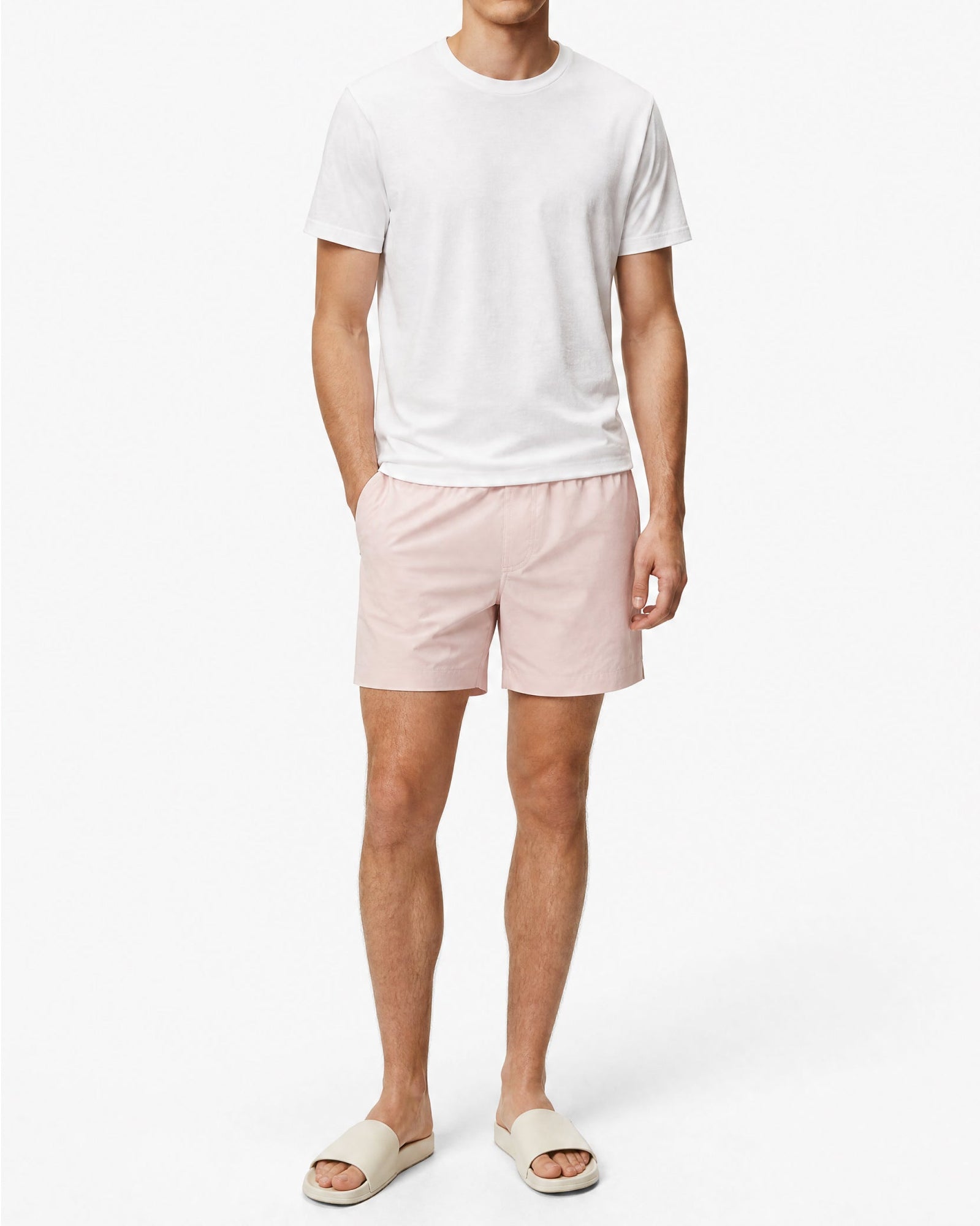 Mens | Stretch Nylon 6" Swim Short | Petal